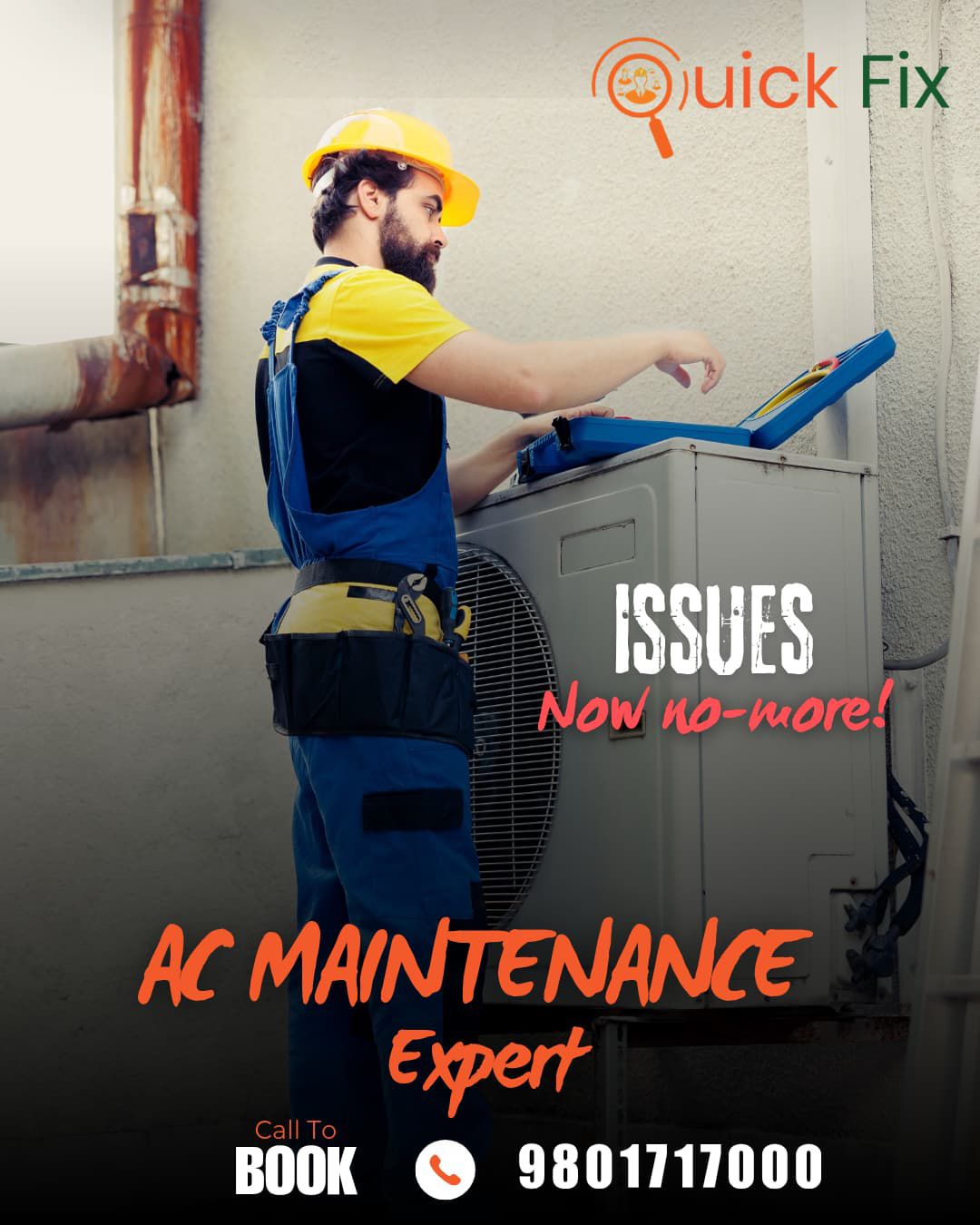 Professional service worker with mask and uniform